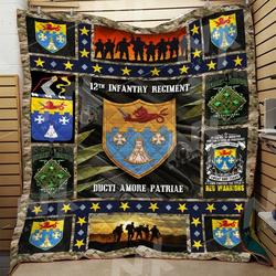 Infantry Regiment Quilt Blanket Dhc0910245Vt and Home Decor
