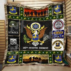Infantry Regiment Quilt Blanket Dhc0910250Vt and Home Decor
