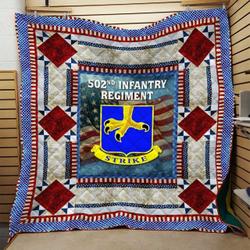 Infantry Regiment Quilt Blanket Dhc0910484Vt and Home Decor