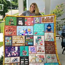 International Special Librarians Day Quilt Blanket and Home Decor