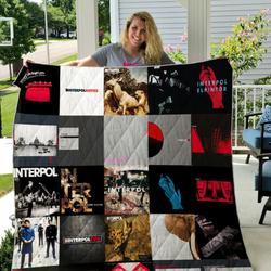 Interpol Quilt Blanket and Home Decor