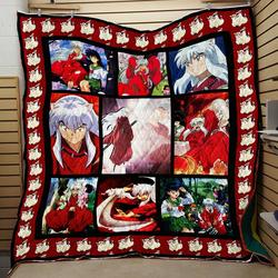 Inuyasha Fight Quilt V2  Quilt and Home Decor