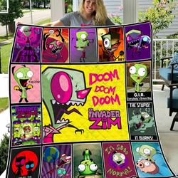 Invader Zim H89  Quilt and Home Decor
