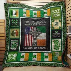 Irish American Patriot Cla1610510Q Quilt Blanket and Home Decor