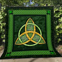Irish  Celtic Knot Premium Quilt Blanket and Home Decor