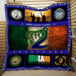Irish Coast Guard Quilt Blanket Dhc0910655Vt and Home Decor