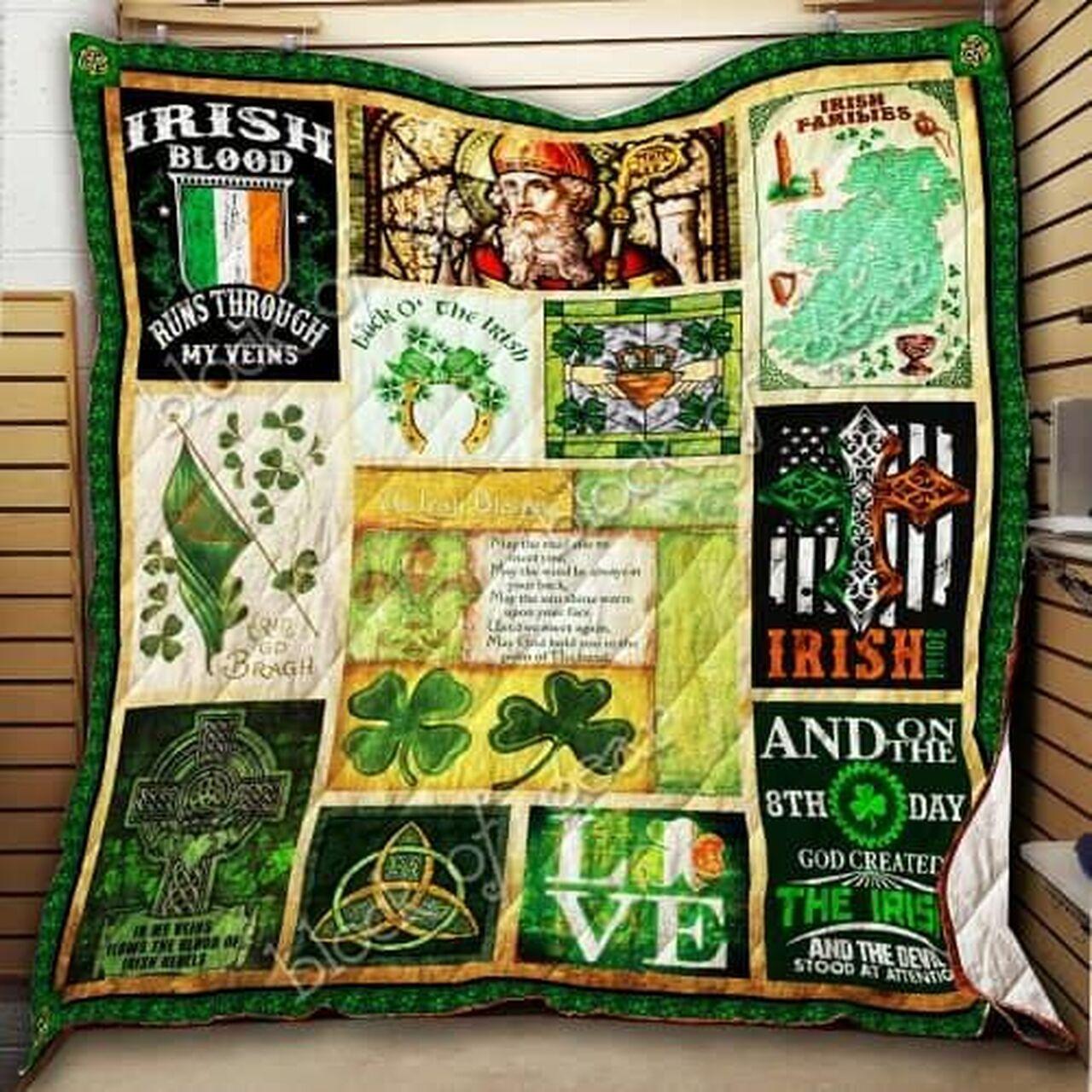 Irish Pride Cl19100442Mdq Quilt Blanket and Home Decor