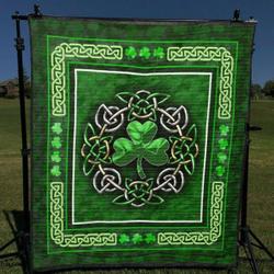 Irish Quilt Blanket Ver 5  Quilt and Home Decor