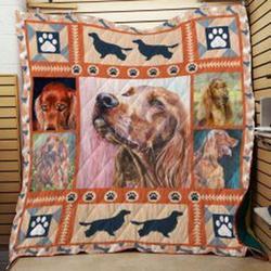 Irish Setter Quilt Blanket Lukfzi Dhc0301921Dd and Home Decor