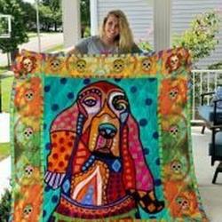 Irish Setter Quilt Blanket Lukshe Dhc0301791Dd and Home Decor