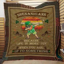 Irish St Patrick Day Cla1610486Q Quilt Blanket and Home Decor