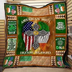 Irish St Patrick Day Cla1610505Q Quilt Blanket and Home Decor
