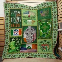 Irish St Patrick Day Quilt Blanket Dhc310127Lt and Home Decor