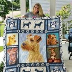 Irish Terrier Quilt Blanket Lukdmd Dhc0301938Dd and Home Decor