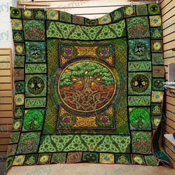 Irish Tree Celtic Quilt and Home Decor