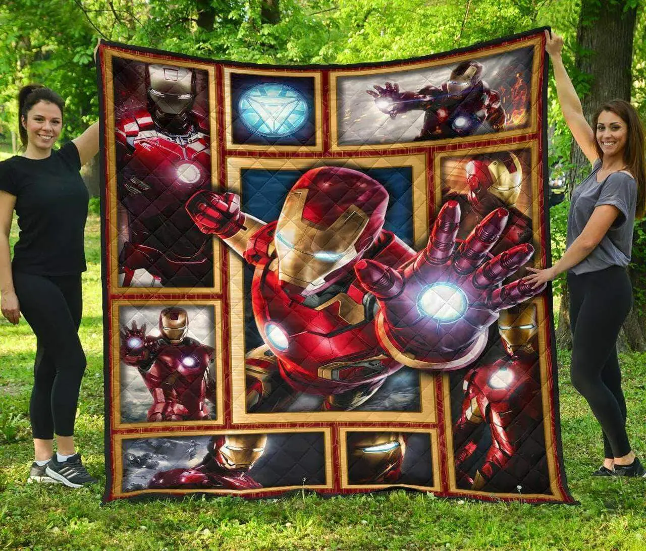 Iron Man Premium Quilt Quilt and Home Decor