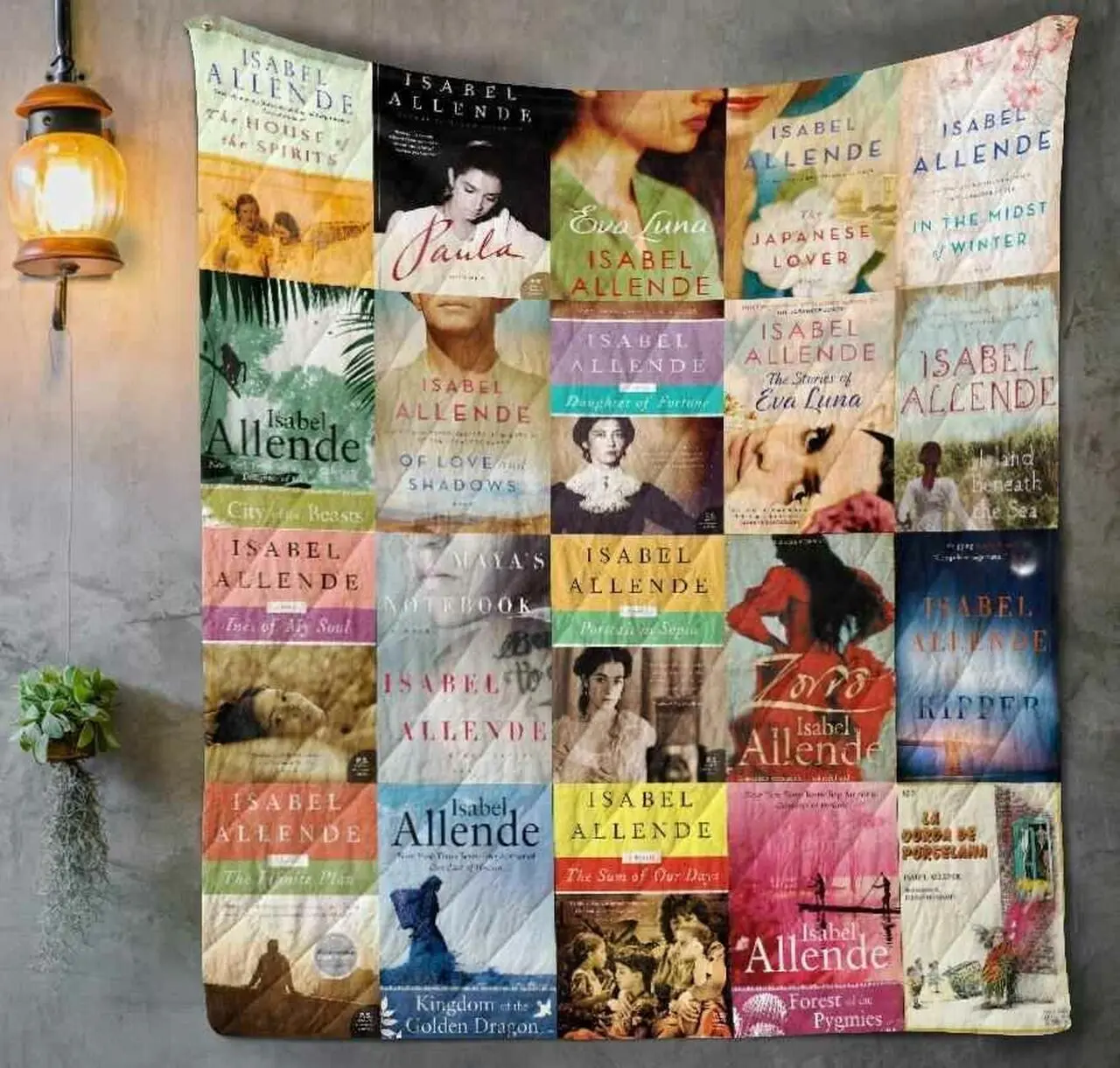 Isabel Allende Blanket Th1507 Quilt and Home Decor