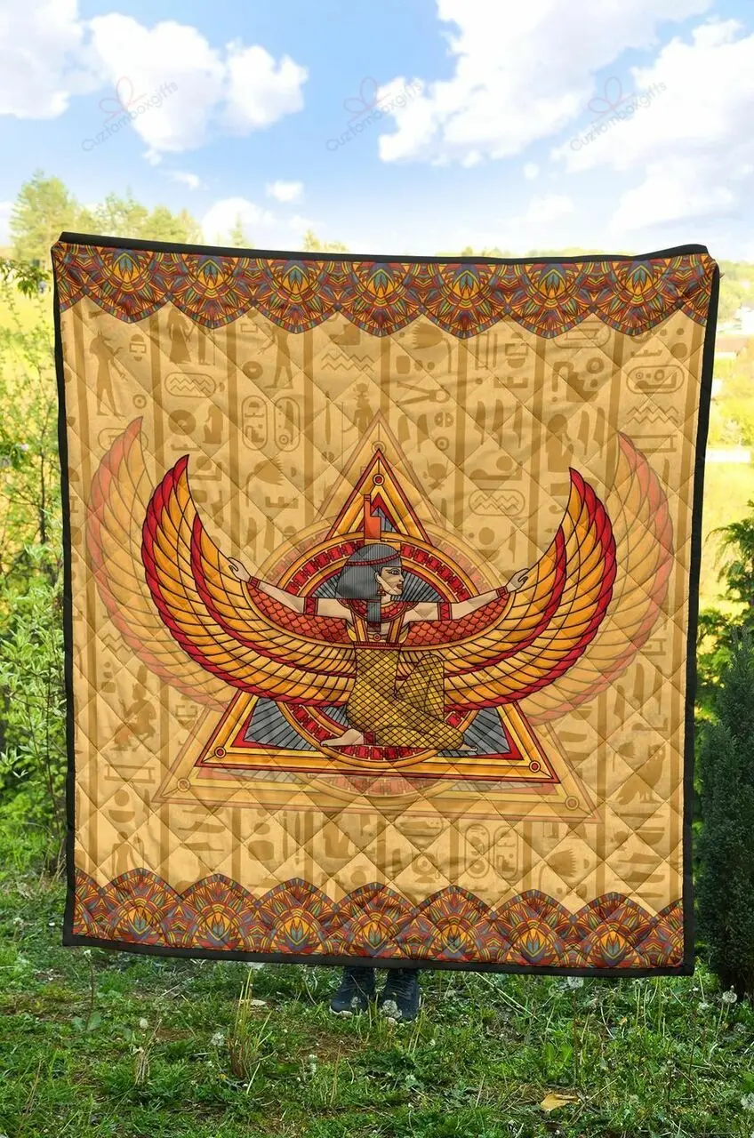 Isis Goddess TH1410707CL Quilt Blanket and Home Decor