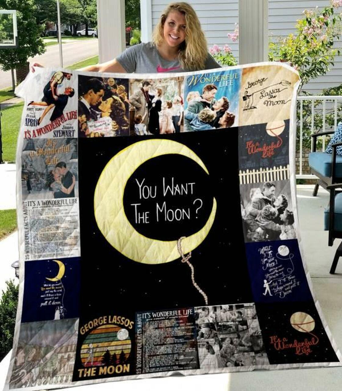 It S A Wonderful Life Quilt Blanket M100607 Quilt and Home Decor