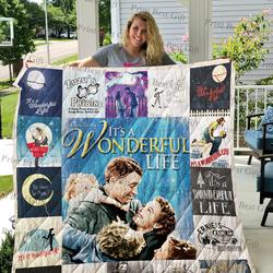 ItS A Wonderful Life Poster Quilt 2 and Home Decor