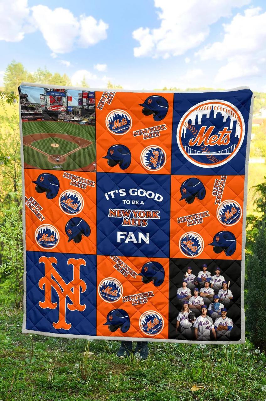 ItS Good To Be A New York Mets Fan Quilt and Home Decor