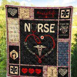 Its Work Of Heart Nurse Quilt Blanket Dhc020120206Td and Home Decor