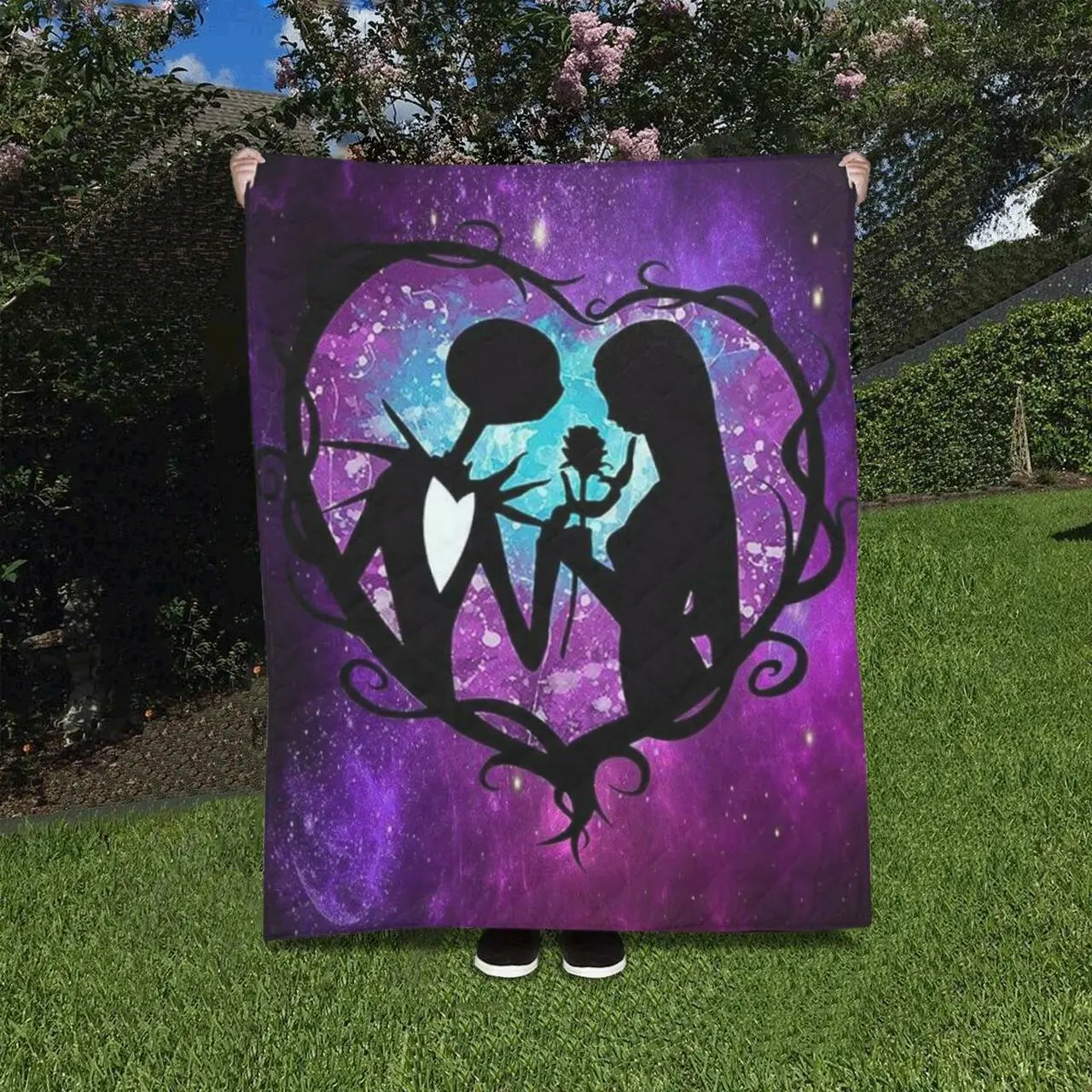 Jack And Sally Quilt 40 50 and Home Decor