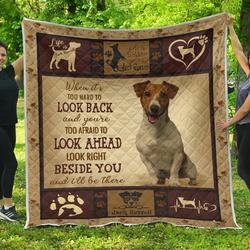 Jack Russell Jack Russell Paw Quilt Blanket Dhc03011380Dd and Home Decor