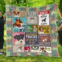 Jack Russell Lover Quilt  Quilt and Home Decor