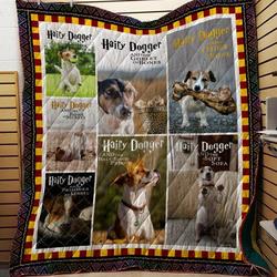 Jack Russell Terrier 05 Quilt Blanket and Home Decor