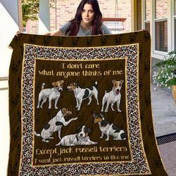 Jack Russell Terrier 09 Ndq0451 Quilt  Quilt and Home Decor