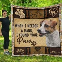 Jack Russell Terrier Quilt Blanket Jjrq2 Dhc0301585Dd and Home Decor