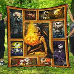 Jack Skellington 3D  Premium Quilt  Quilt and Home Decor