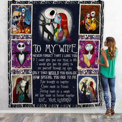 Jack Skellington Quilt Nv and Home Decor