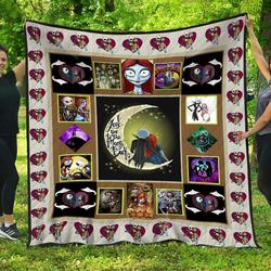 Jackskellington Vs Sally Quilt -Bt02_0508  Quilt and Home Decor
