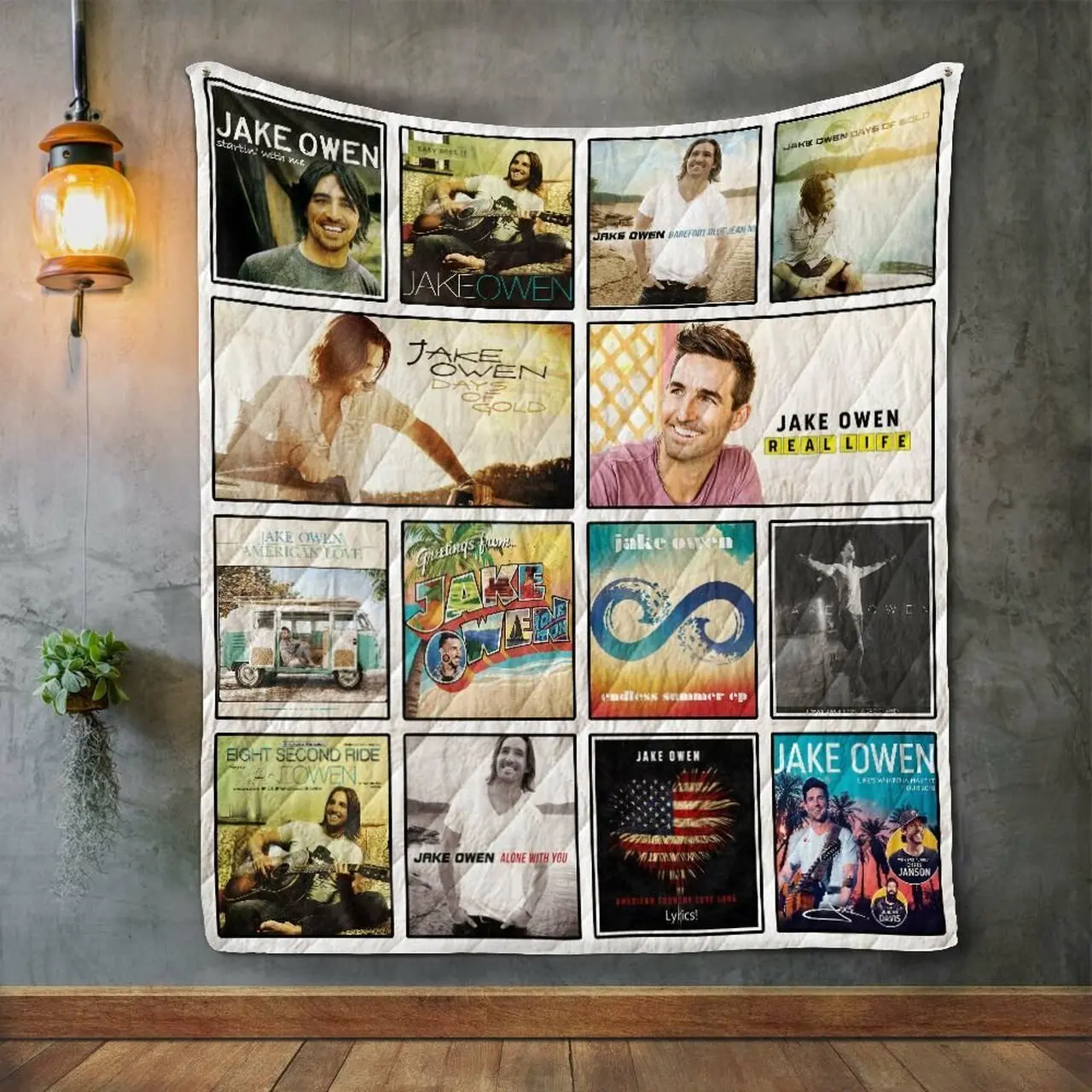 Jake Owen Album Covers Quilt Blanket and Home Decor