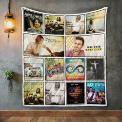 Jake Owen Album Covers Quilt Blanket and Home Decor
