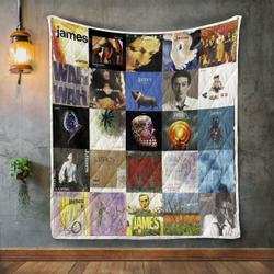 James Album Covers Quilt Blanket and Home Decor