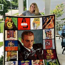 James Cagney Quilt Blanket 01 and Home Decor