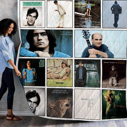 James Taylor Albums Quilt Blanket 01 and Home Decor
