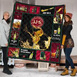 Jameson Irish All I Need Is Whisky Gift Idea Quilt and Home Decor