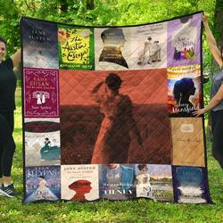 Jane Austen Premium Quilt  Quilt and Home Decor