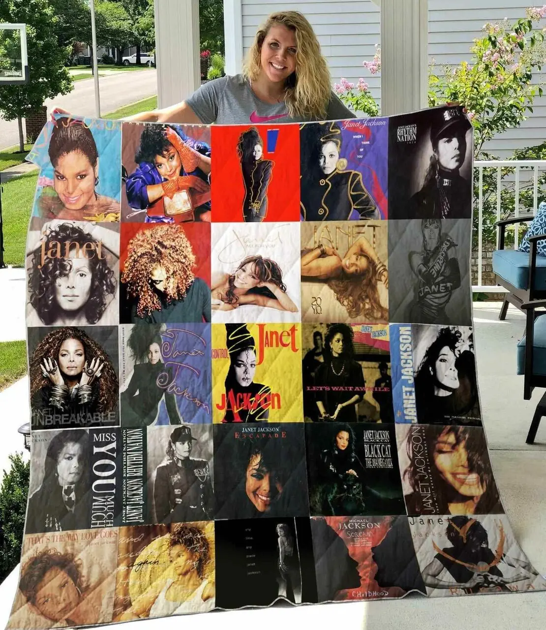 Janet Jackson Blanket Th2906 Quilt and Home Decor