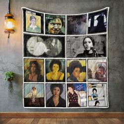 Janis Ian Album Covers Quilt Blanket and Home Decor
