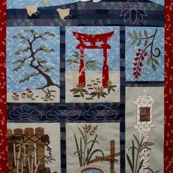 Japanese Clp030719 Quilt Blanket and Home Decor
