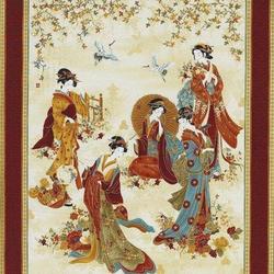 Japanese Woman Hur Quilt Cysics and Home Decor