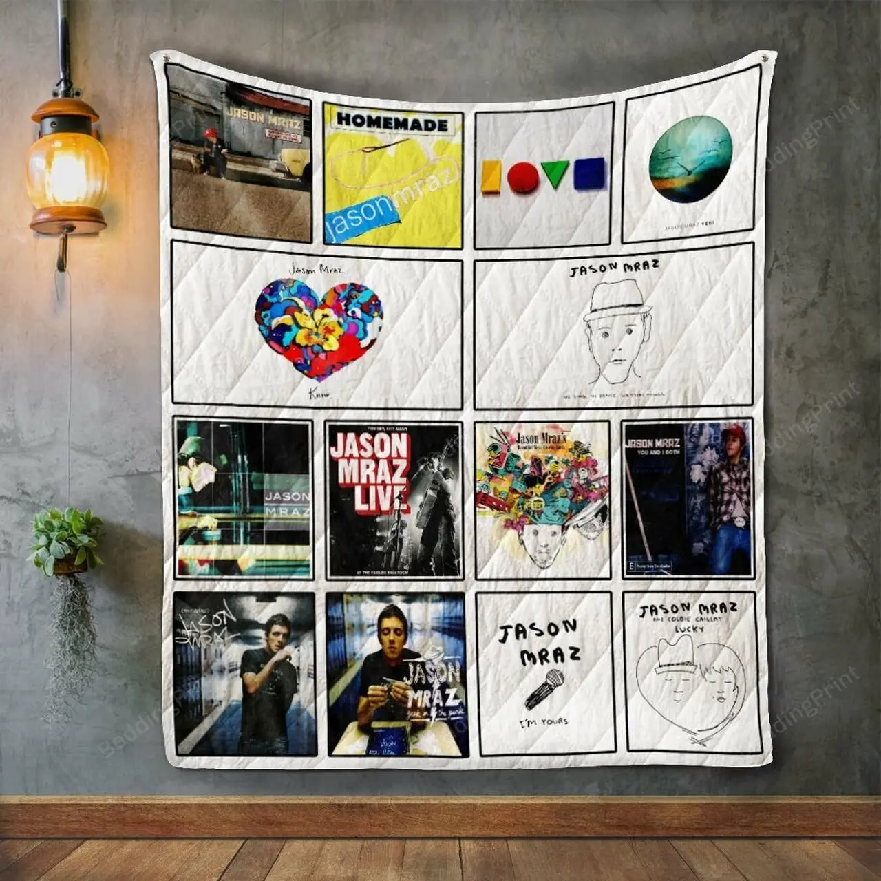 Jason Mraz Quilt Blanket and Home Decor