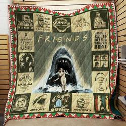 Jaws And Friends Tv Show Quilt Blanket 01966 and Home Decor