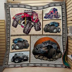 Jeep 3 Quilt Design By Exrain and Home Decor