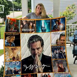 Jeff Bridges Quilt Blanket 01 and Home Decor